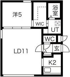 ART PARKI(1LDK/1階)の間取り写真