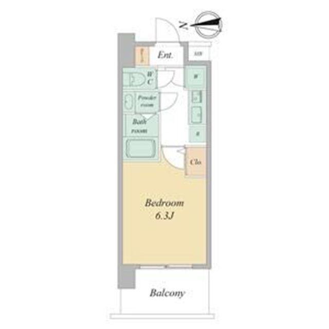 ALIVIS梅田ノース(1K/5階)の間取り写真