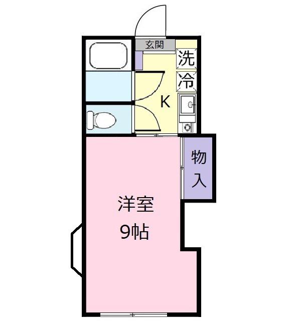 メゾンドセイコー(1K/1階)の間取り写真