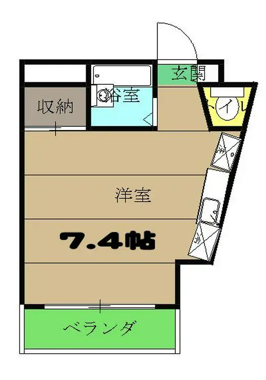 チャコール浦安 2階階 間取り