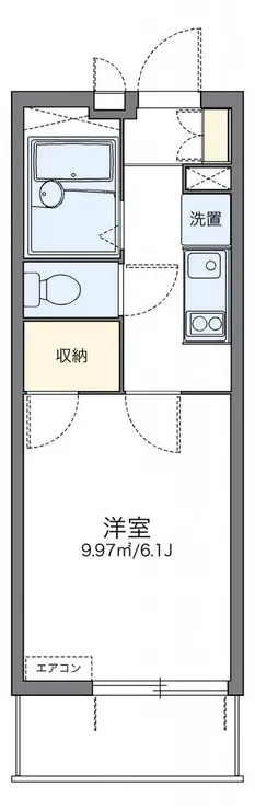 レオパレス青砥坂 1階階 間取り