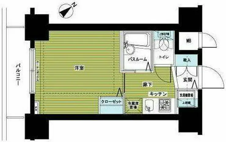 アヴァンティーク銀座2丁目参番館 3階階 間取り