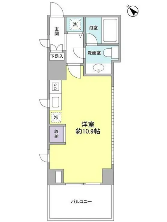 プロスペクト渋谷道玄坂 3階階 間取り