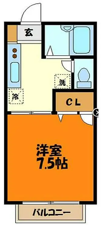 ディアス・ナカハラ 2階階 間取り