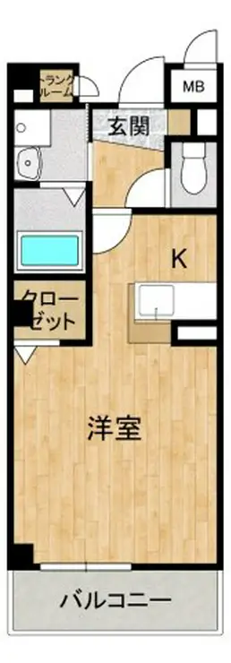 アヴニール豊四季 5階階 間取り