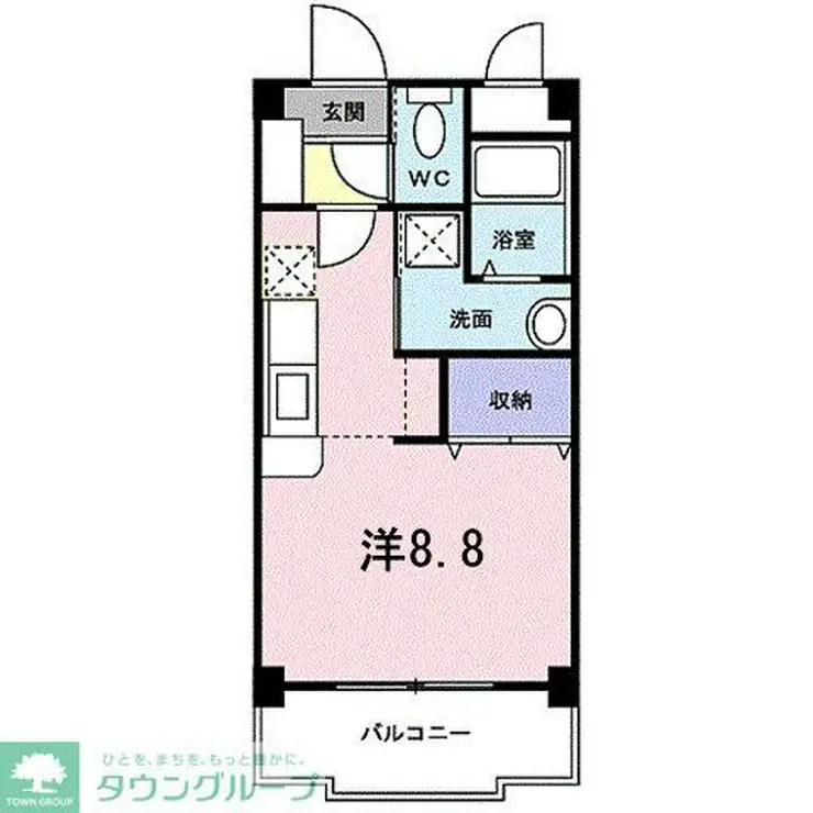 第2和光ヒルズ 2階階 間取り