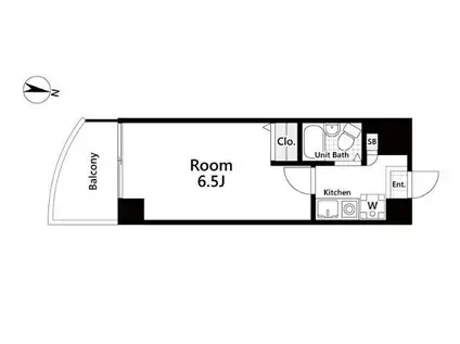 サン・フレグランスー定期2年-(1K/2階)の間取り写真