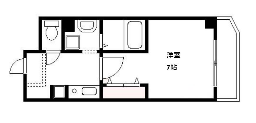 IF西梅田(1K/5階)の間取り写真