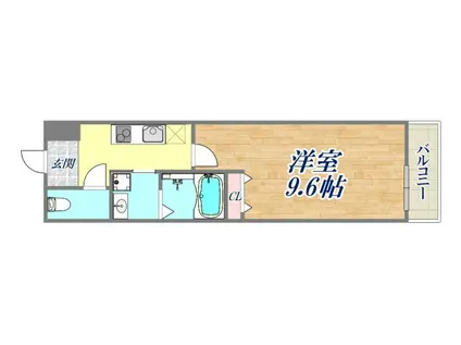 フジパレス西宮西福町Ⅱ番館(1K/1階)の間取り写真