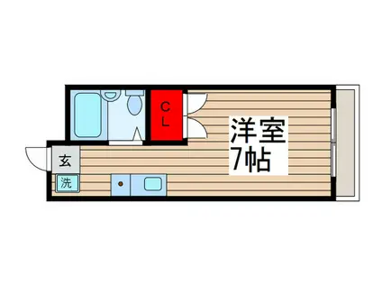 BEATLES SQUARE(ワンルーム/1階)の間取り写真