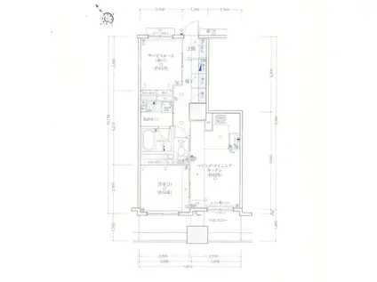 クリオ藤沢駅前(1SLDK/7階)の間取り写真