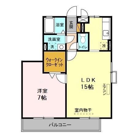 ロイヤルクレール(1LDK/3階)の間取り写真