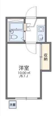 レオパレス加古川第7(1K/1階)の間取り写真