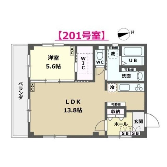 ＩＲいしかわ鉄道 金沢駅 徒歩18分 3階建 築25年(1LDK/2階)の間取り写真