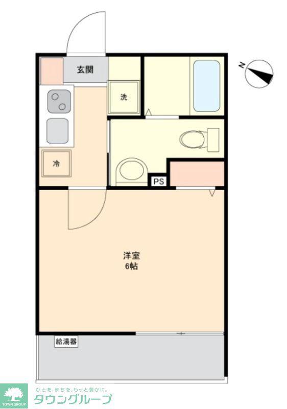 さいたま市北区吉野町計画(1K/3階)の間取り写真
