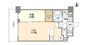 コンフォリア桜上水(1LDK/7階)の間取り写真