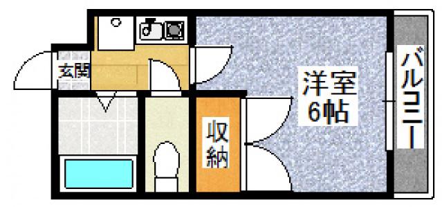 MHOUSE(1K/2階)の間取り写真