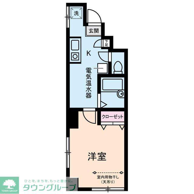 レジェンド森下(1K/3階)の間取り写真