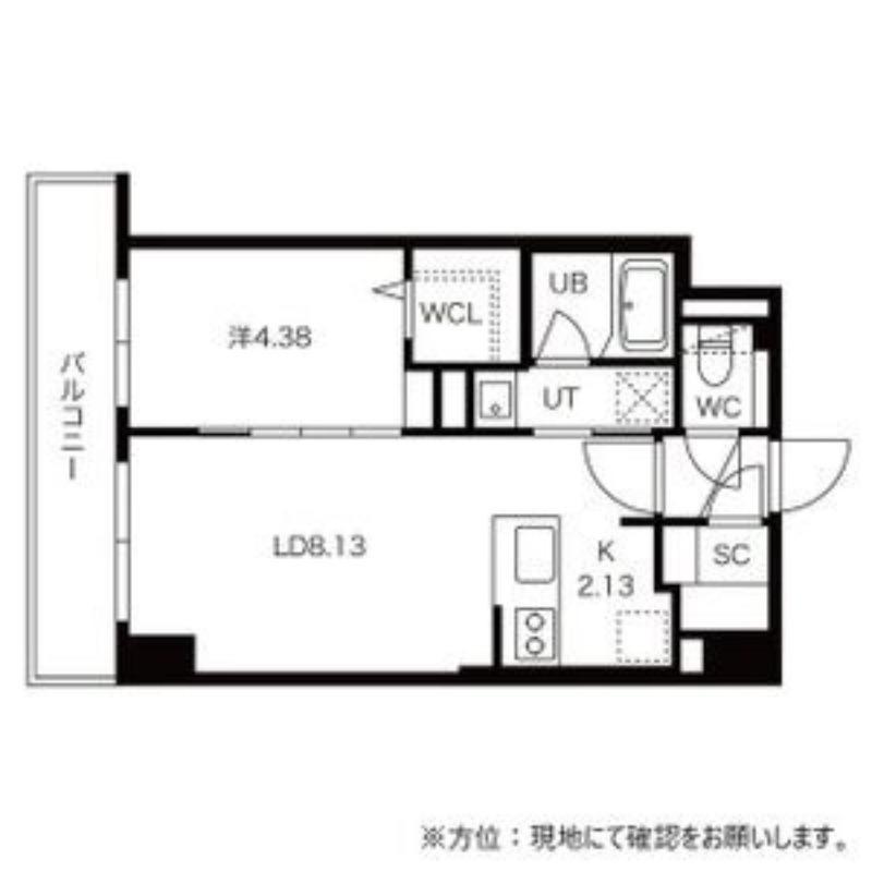 ASH MARUYAMA(1LDK/3階)の間取り写真