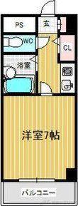 リアライズ西淡路(1K/2階)の間取り写真