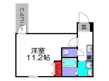 フジパレス阿倍野丸山通II番館(1K/1階)の間取り写真