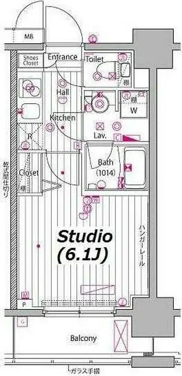 ガーラ・プレシャス川崎 12階階 間取り