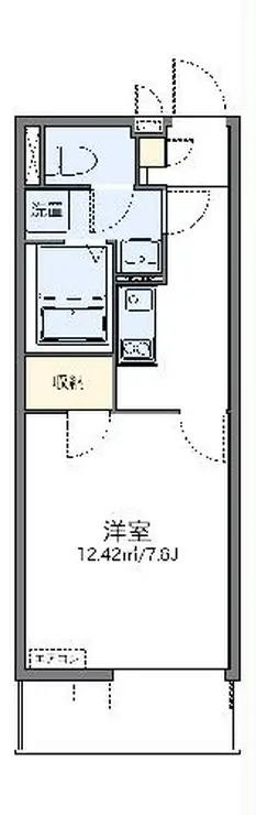 レオネクストライトコート 1階階 間取り