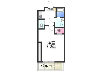 エヌエムキャトフヴァントワ(1K/3階)の間取り写真