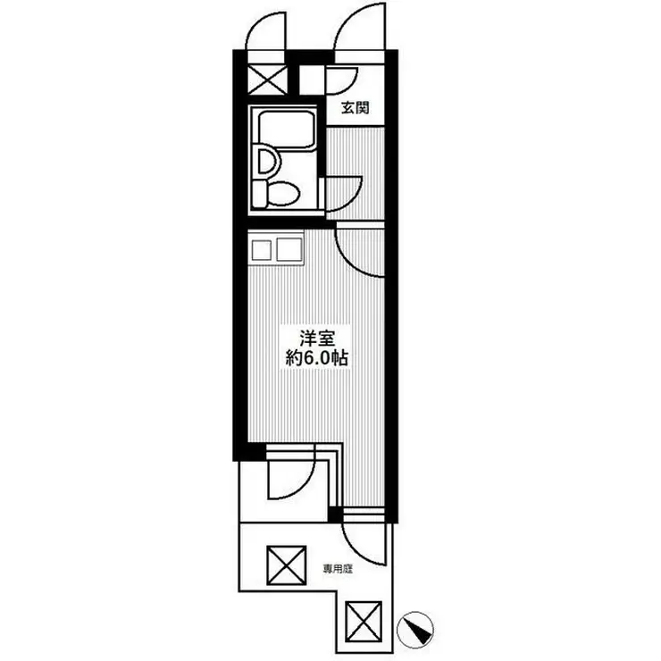 ライオンズマンション上池台第2 1階階 間取り