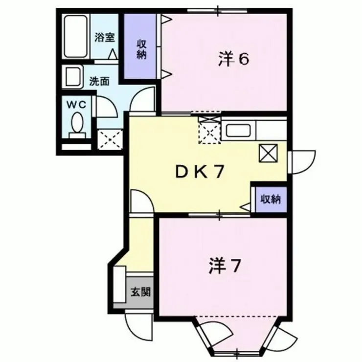 トレドス・ティオ 1階階 間取り
