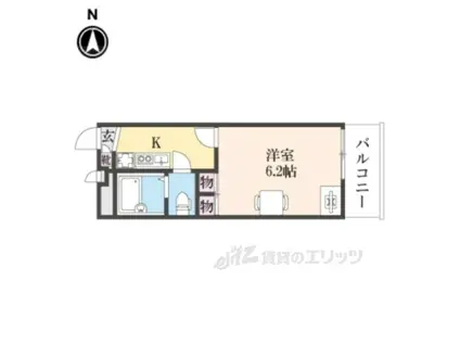 レオパレスSYOU(1K/2階)の間取り写真