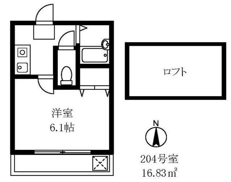 ウエストハイム西川口 2階階 間取り