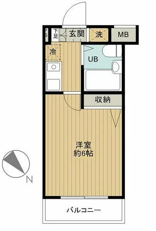 菱和パレス高輪台 2階階 間取り