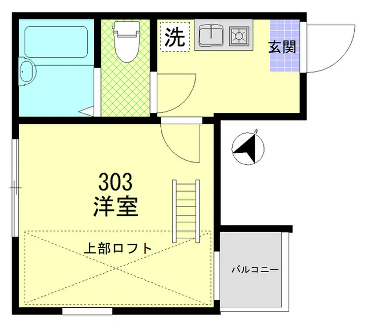 シャルム千住寿 3階階 間取り
