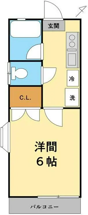 第2NKハイツ 1階階 間取り