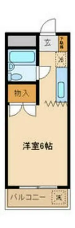 ハイツしんみせ 2階階 間取り