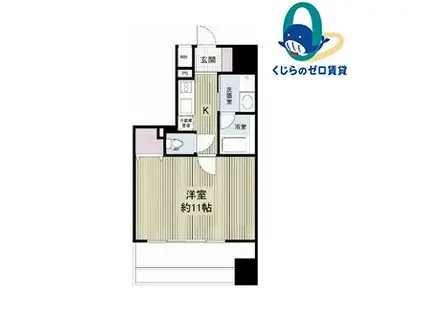 レジディア久屋大通(1K/5階)の間取り写真