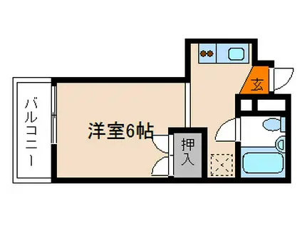 シャンボール今出川(1K/7階)の間取り写真