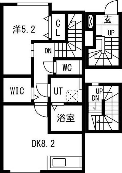 とってもたのし荘 (1LDK/3階)の間取り写真