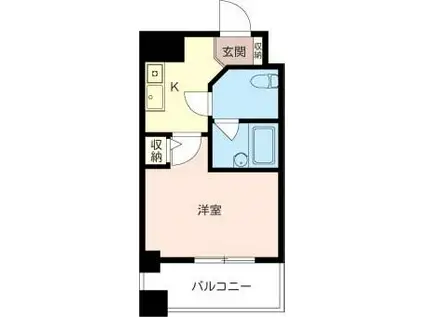 FULL HOUSE NARIHIRA(1K/4階)の間取り写真