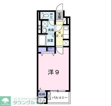ＪＲ京浜東北線 根岸駅(神奈川) 徒歩4分 4階建 築6年(1K/1階)の間取り写真