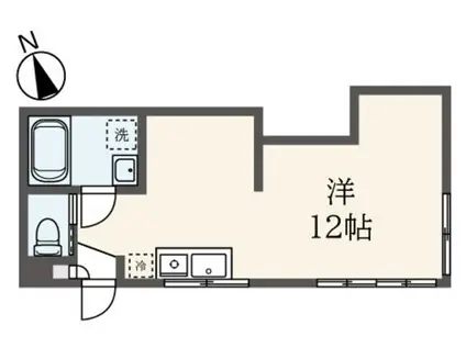 MAIYA(ワンルーム/1階)の間取り写真