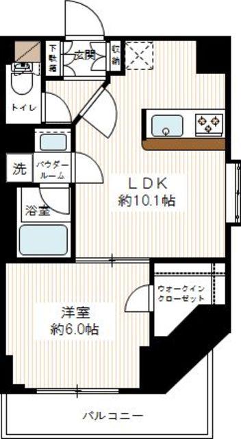HYS SUMIDA PARK RESIDENCE(1LDK/3階)の間取り写真