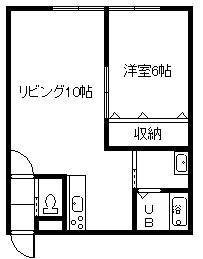 NLCII(1LDK/1階)の間取り写真