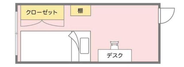 力行会館 日本館(ワンルーム/2階)の間取り写真