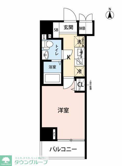 マイナビSTAY JR川崎西口通(1K/4階)の間取り写真