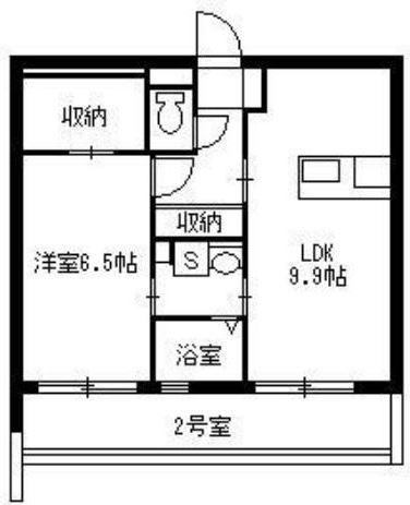 CONSOLATA・M(1LDK/2階)の間取り写真