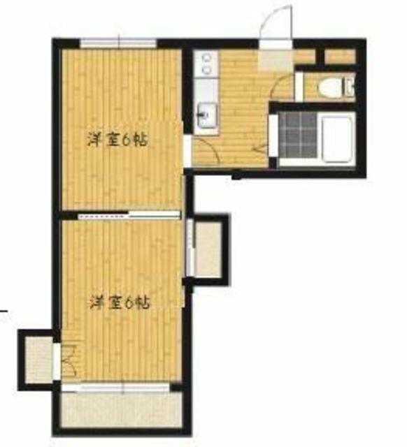 BRICK MAISON1(2K/3階)の間取り写真