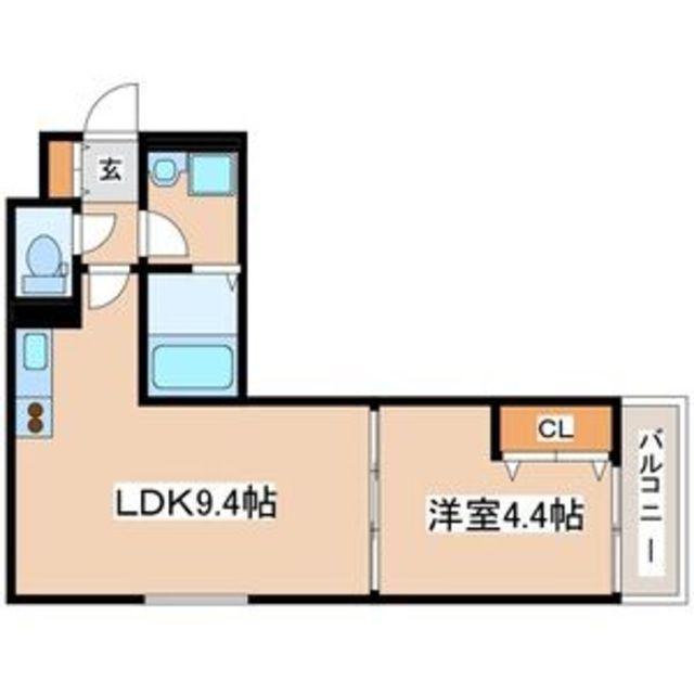 SERIRIA COMFORTABIKO(1LDK/2階)の間取り写真