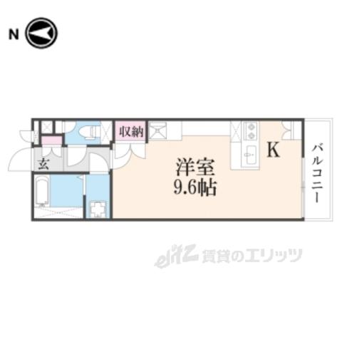 レオネクストスリーズ(ワンルーム/3階)の間取り写真